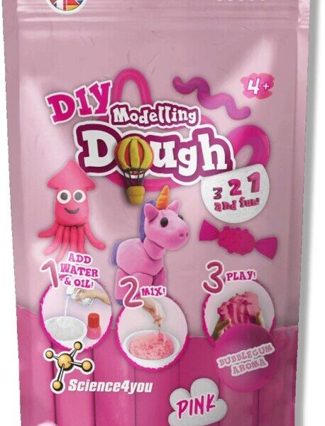 lõhnav plastiliini valmistamise komplekt roosa