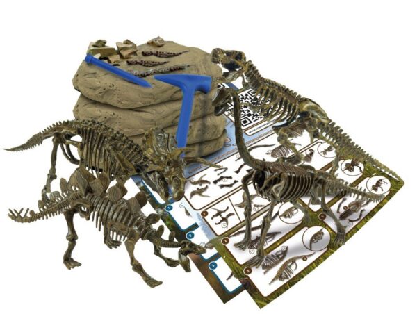 arendav laste teaduskomplekt dinosauruste väljakaevamise komplekt