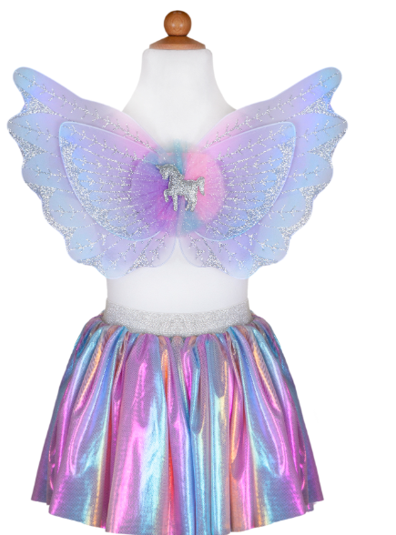 Great Pretenders laste kostüüm ükssarviku seelik ja tiivad