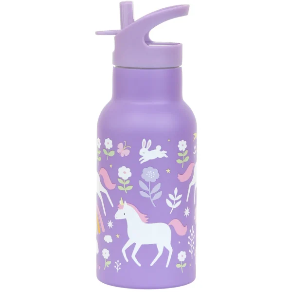 laste roostevabast terasest termo joogipudel lilla ükssarvikuga unicorn