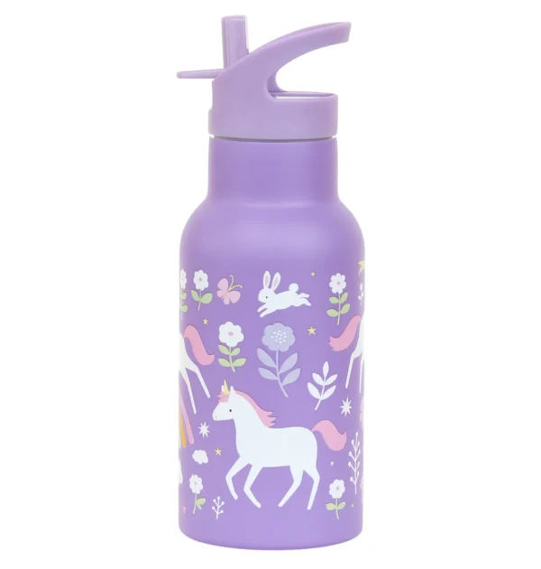 laste roostevabast terasest termo joogipudel lilla ükssarvikuga unicorn