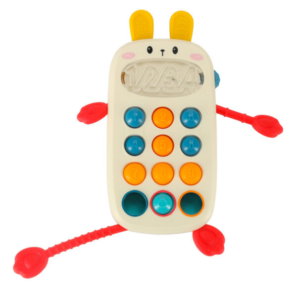 sensoorne mänguasi beebidele beebitelefon närimisrõngas