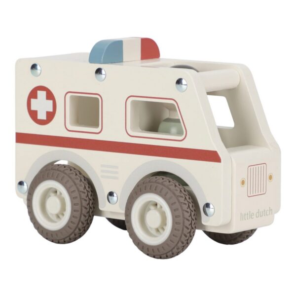 Little Dutch puidust kiirabiauto