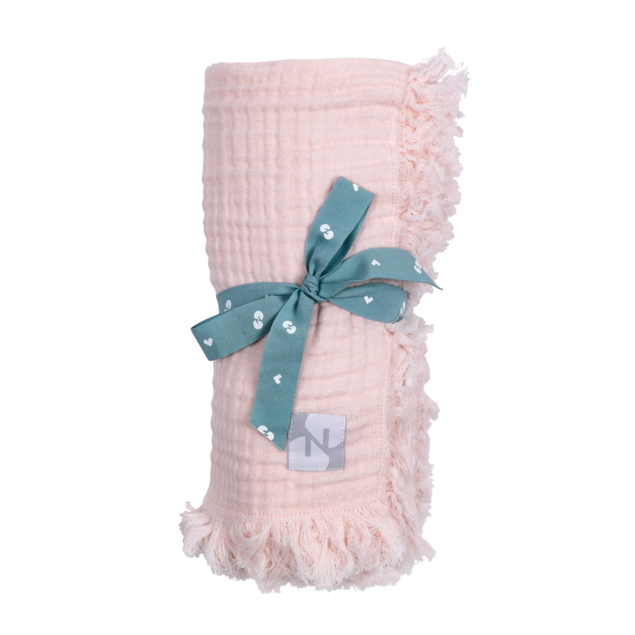 Nordbaby beebide roosa musliintekk