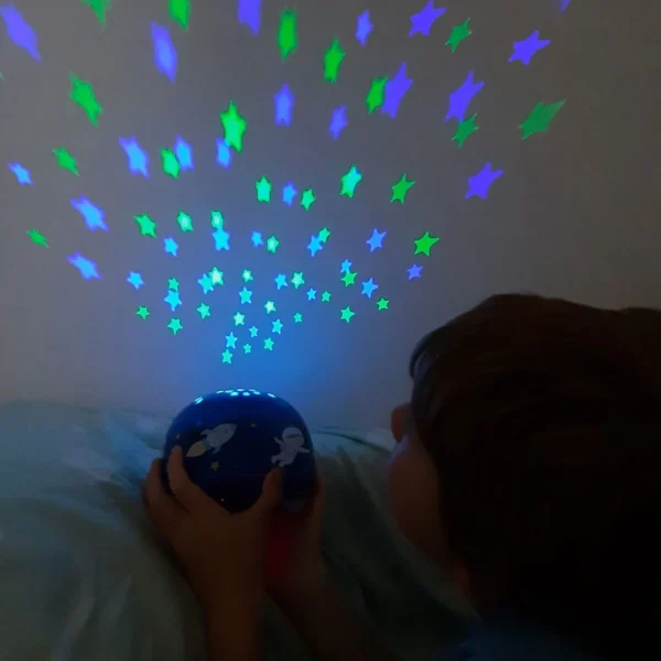 sinine kosmose öölamp projektor tähed