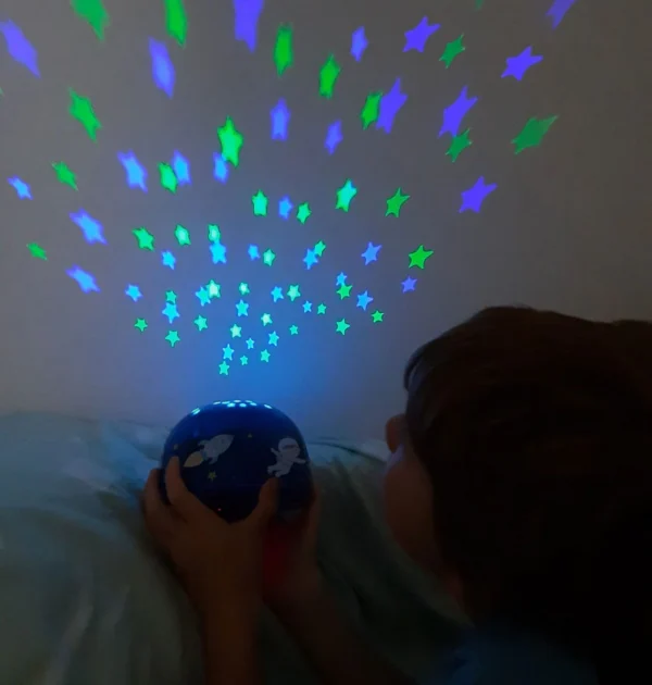 sinine kosmose öölamp projektor tähed
