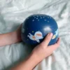 sinine kosmose öölamp projektor tähed