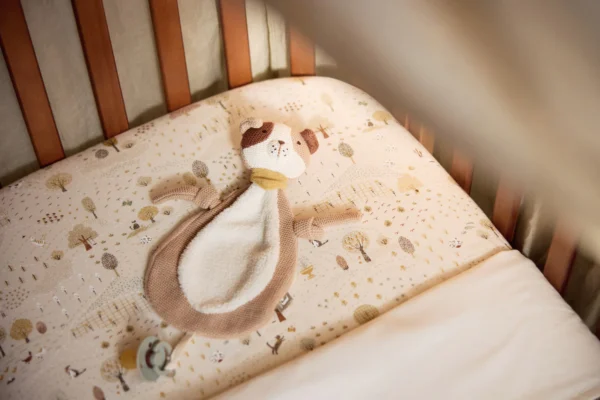 Jollein beebide kaisulapp ja lutihoidja koer