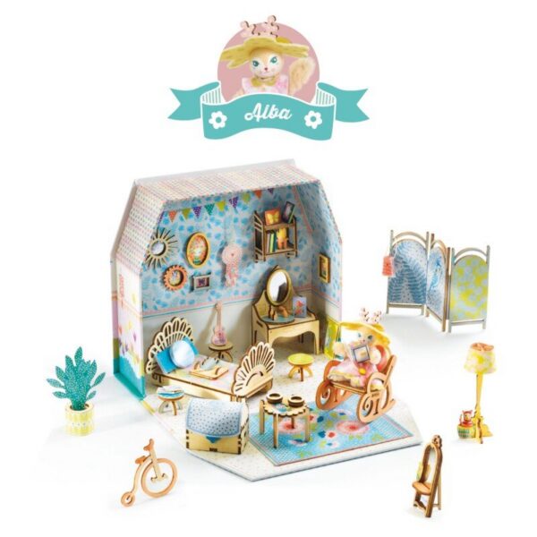 Djeco isetegemise miniatuurse maja meisterdamise komplekt