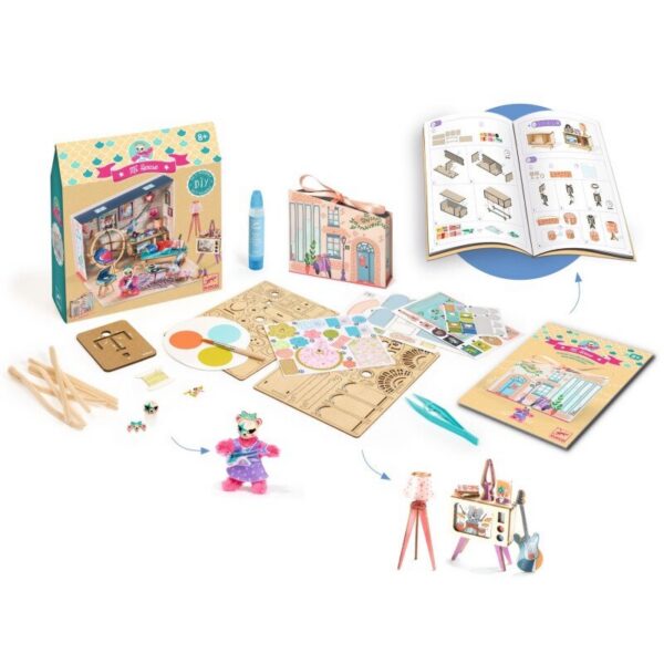 Djeco isetegemise miniatuurse maja meisterdamise komplekt