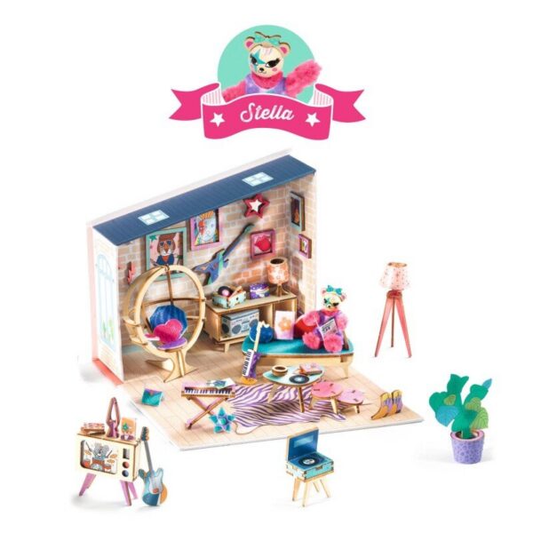 Djeco isetegemise miniatuurse maja meisterdamise komplekt