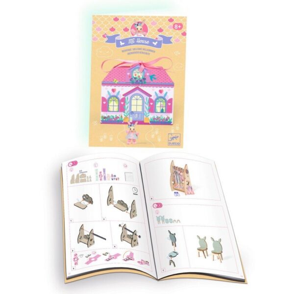 Djeco isetegemise miniatuurse maja meisterdamise komplekt