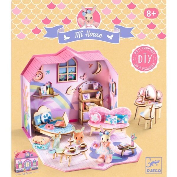 Djeco isetegemise miniatuurse maja meisterdamise komplekt