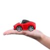 punane väike auto koos autorajaga lastele