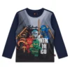 Pikkade varrukatega poiste tumesinine t-särk Lego Ninjago