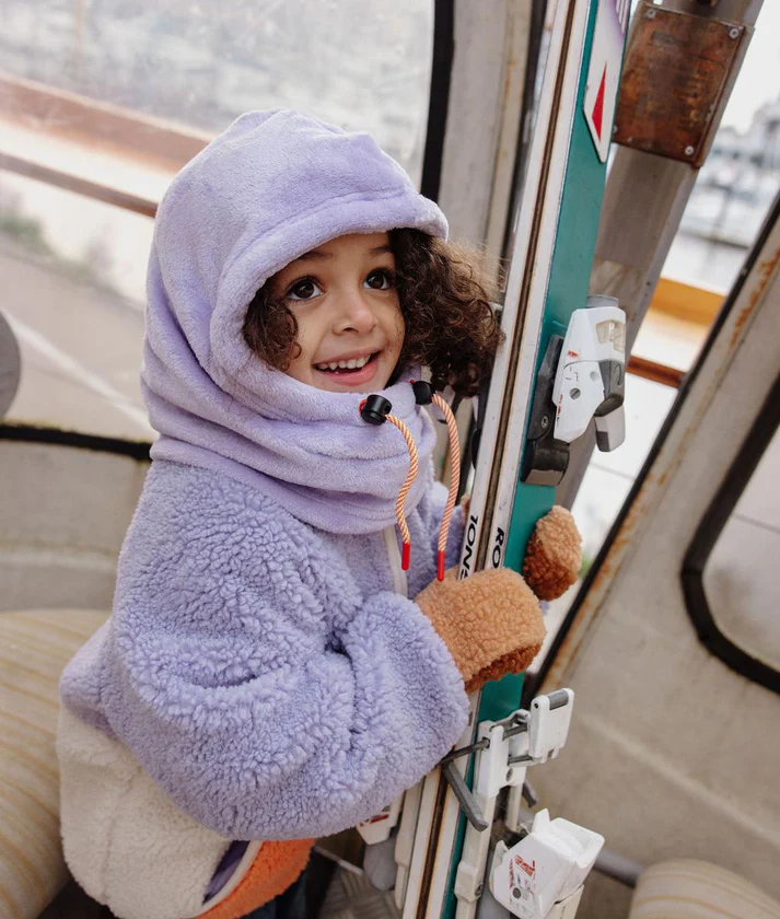 Hello Hossy lilla karvane reguleeritav tuukermüts