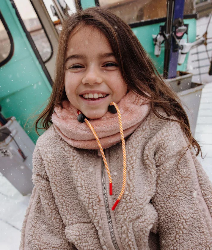 Hello Hossy roosa karvane reguleeritav tuukermüts