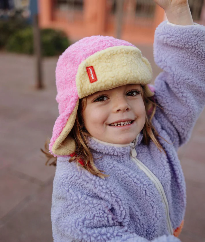 Hello Hossy laste roosa karvane talvemüts