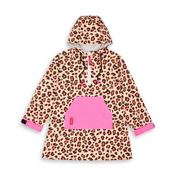 Hello Hossy laste vihmakeep poncho leopardi mustriga