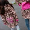 Hello Hossy laste vihmakeep poncho leopardi mustriga