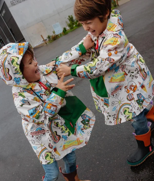 Hello Hossy laste vihmakeep poncho San Francisco