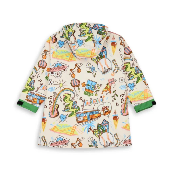 Hello Hossy laste vihmakeep poncho San Francisco