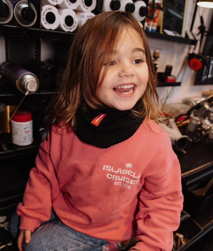 Hello Hossy laste must pehme fliisiga kaelussall