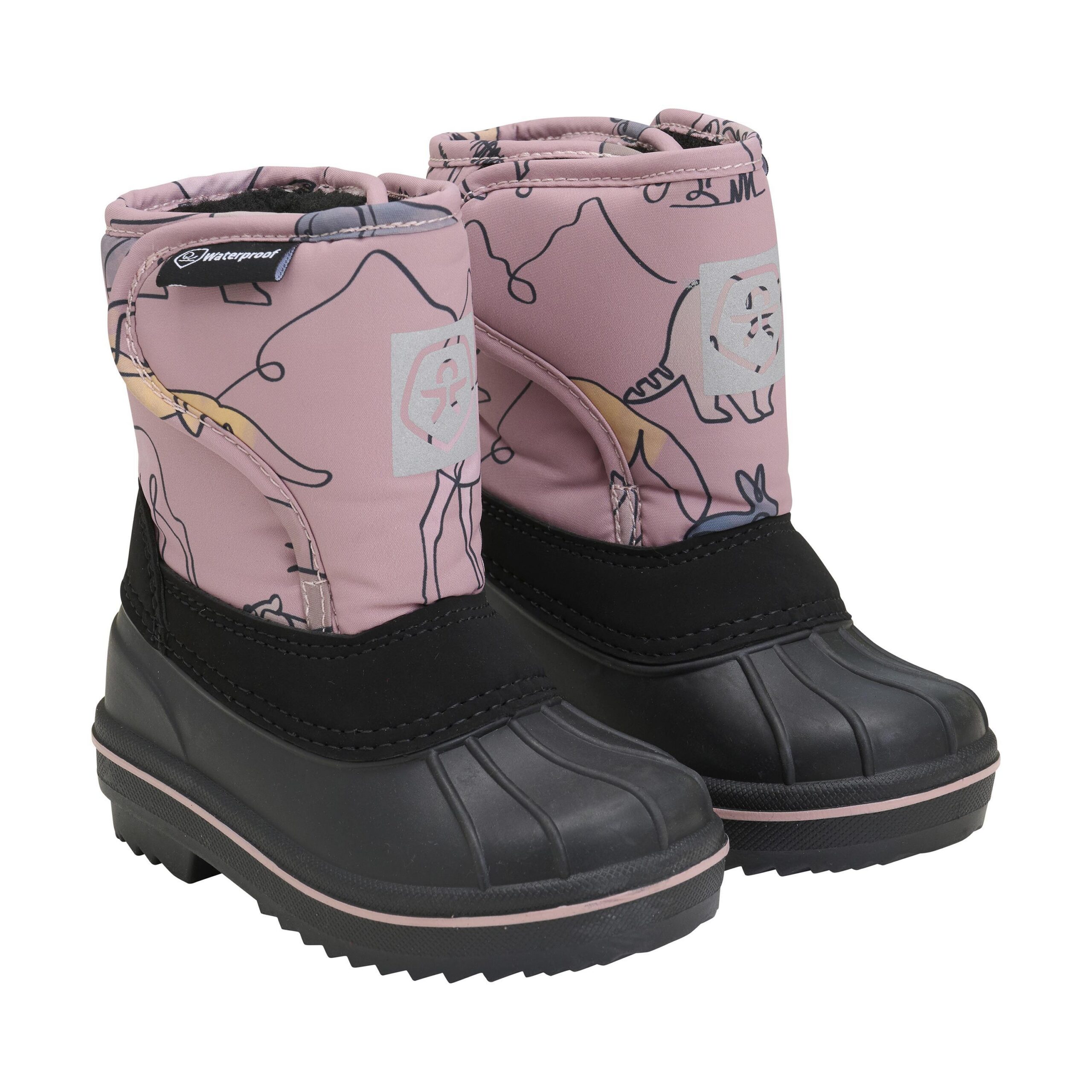 Laste roosad veekindlad talvesaapad