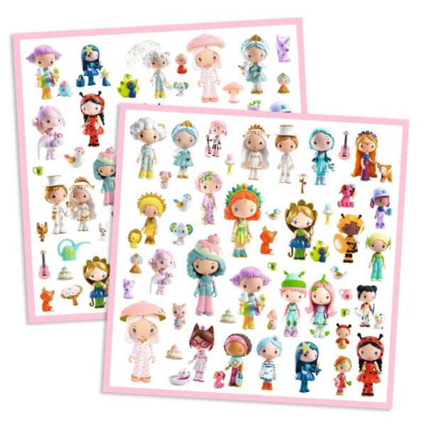 Djeco Tinily tüdrukute kleepsud