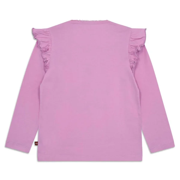 pikkade varrukatega roosa tüdrukute Lego t-särk ükssarvikuga