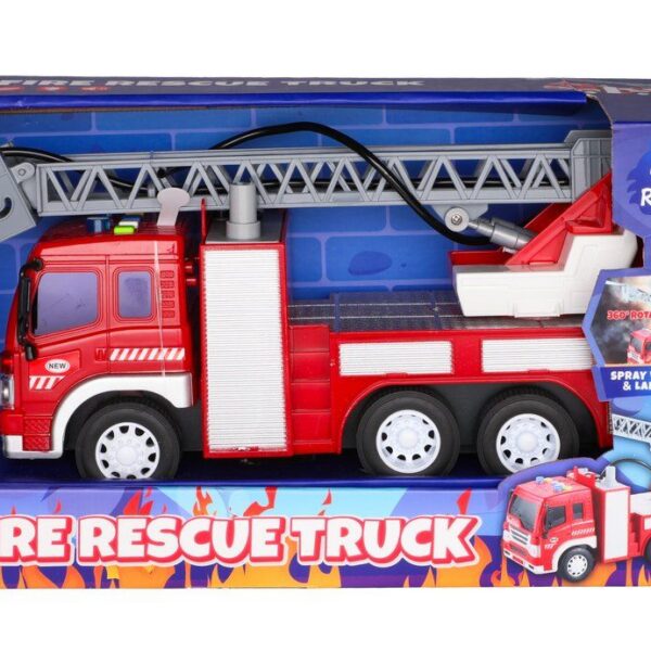 tuletõrjeauto hääle ja tulega