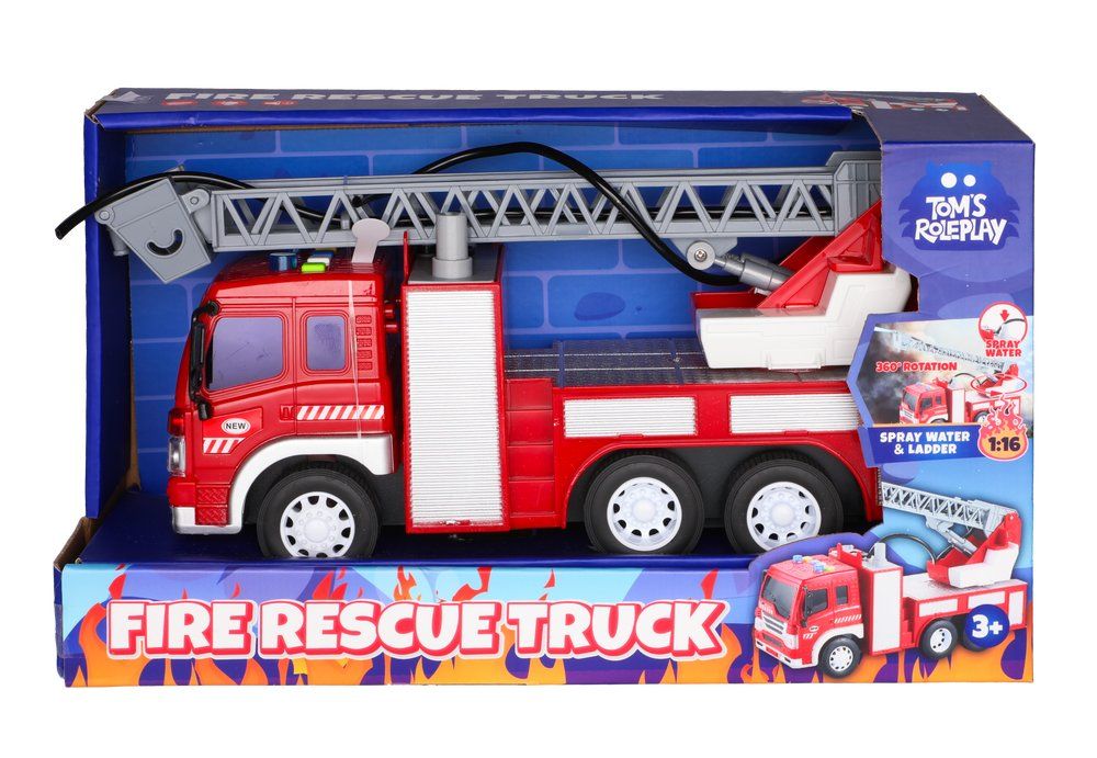 tuletõrjeauto hääle ja tulega