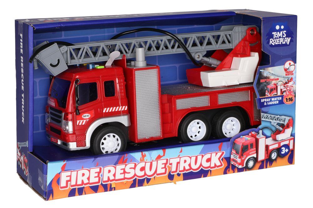 tuletõrjeauto hääle ja tulega