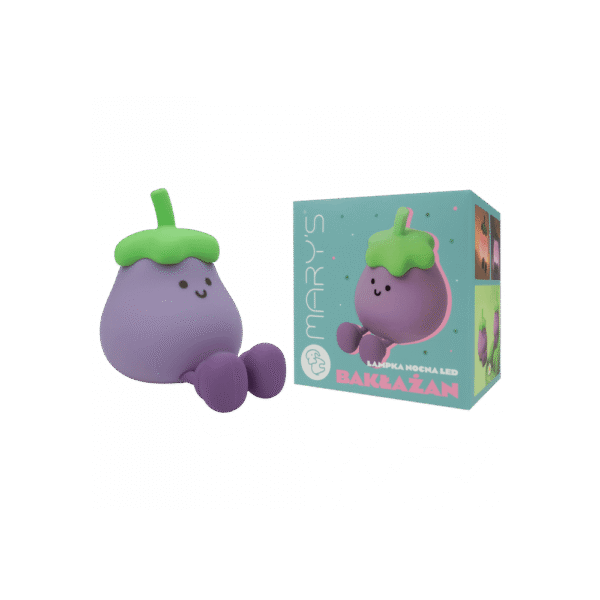 laste silikoonist öölamp baklažaan