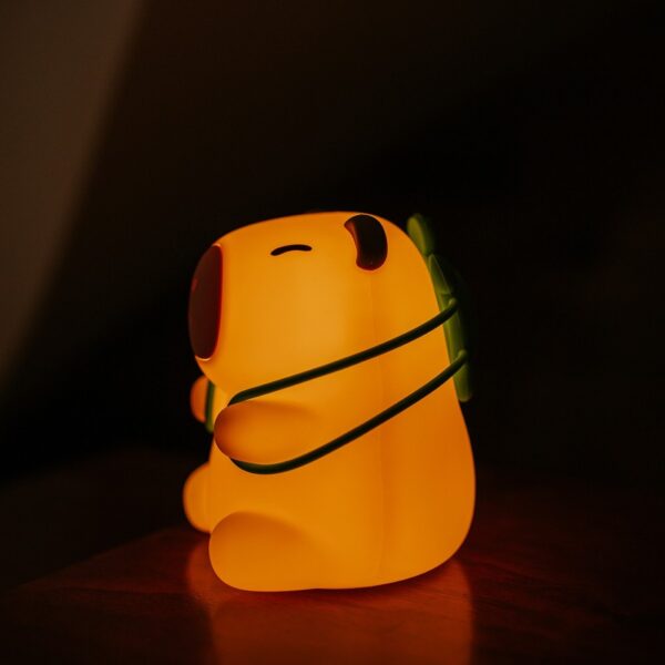 laste silikoonist öölamp capybara