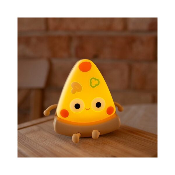 Laste silikoonist öölamp pitsa