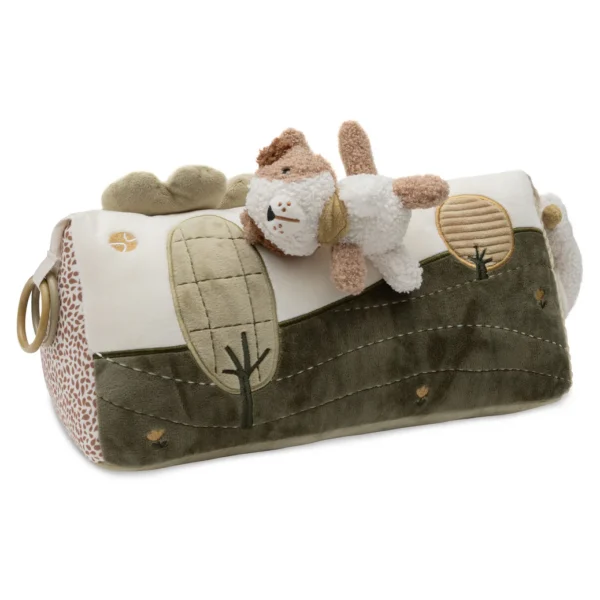 Jollein pehme peegliga tegevuskolmnurk Tiny Farm loomadega