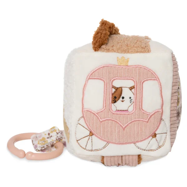 Jollein roosa kassiga tegevuskuubik