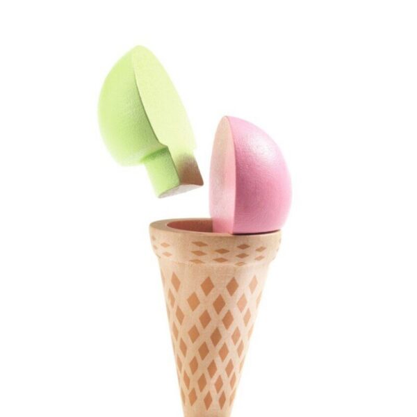 Djeco puidust jäätisekohviku komplekt