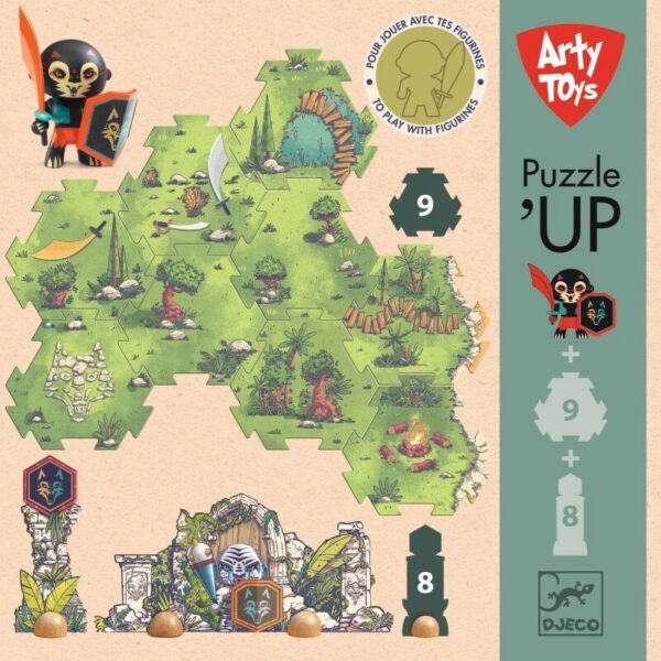 Djeco hiiglaslik põrandapusle tegelasega