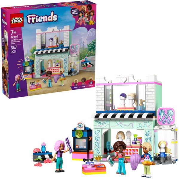 Lego Friends juuksurisalong ja aksessuaaride pood