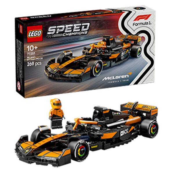 LEGO Speed Champions McLaren F1 Team MCL38 võidusõiduauto