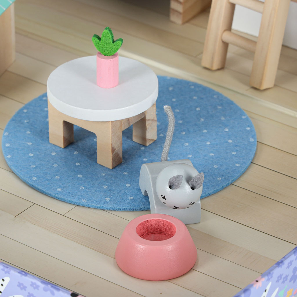 Lemmikloomade maj hotell kohvris mööbliga