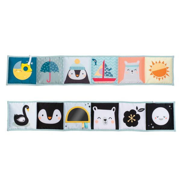 väikelaste beebide pehme põhjapooluse loomadega raamat