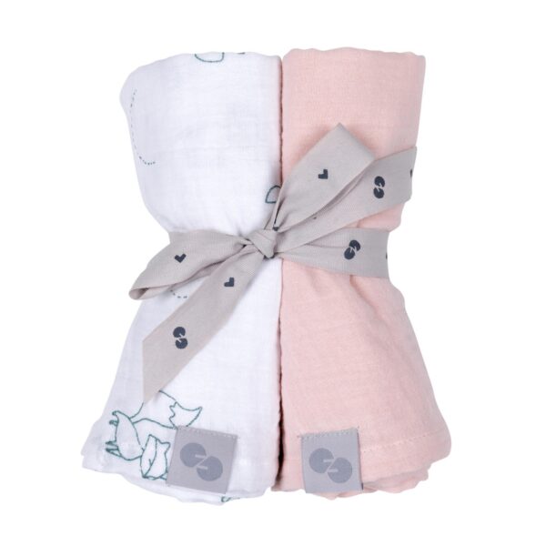 Nordbaby musliinist suulappide komplekt