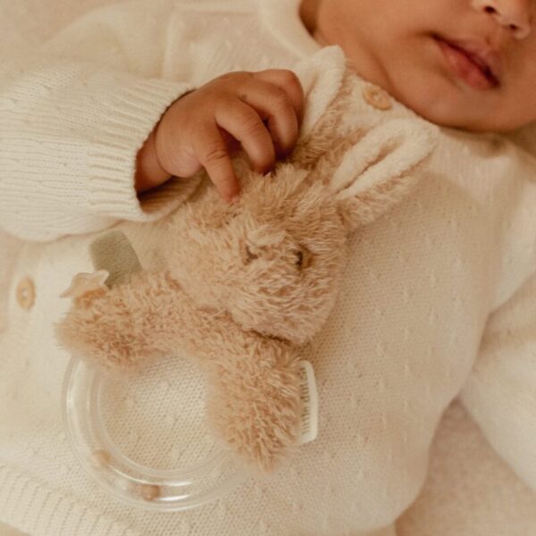 Little Dutch pehme roosa jänese kõristi