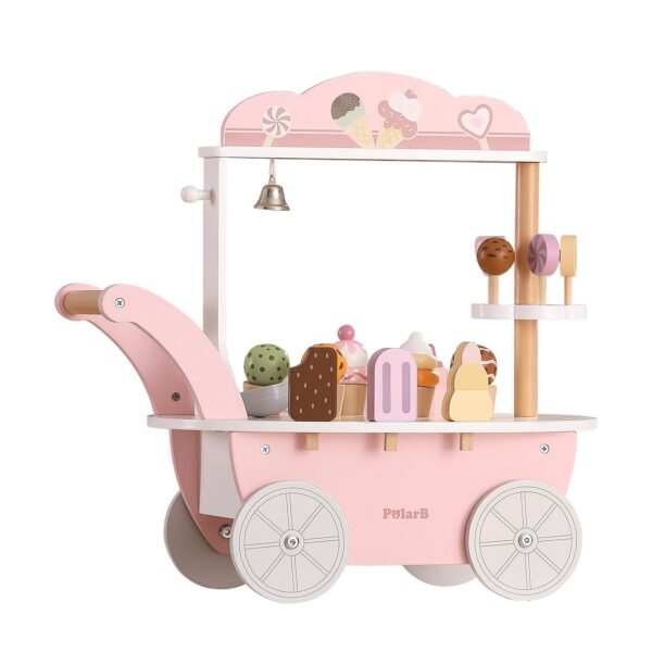 laste jäätise müügilett käru