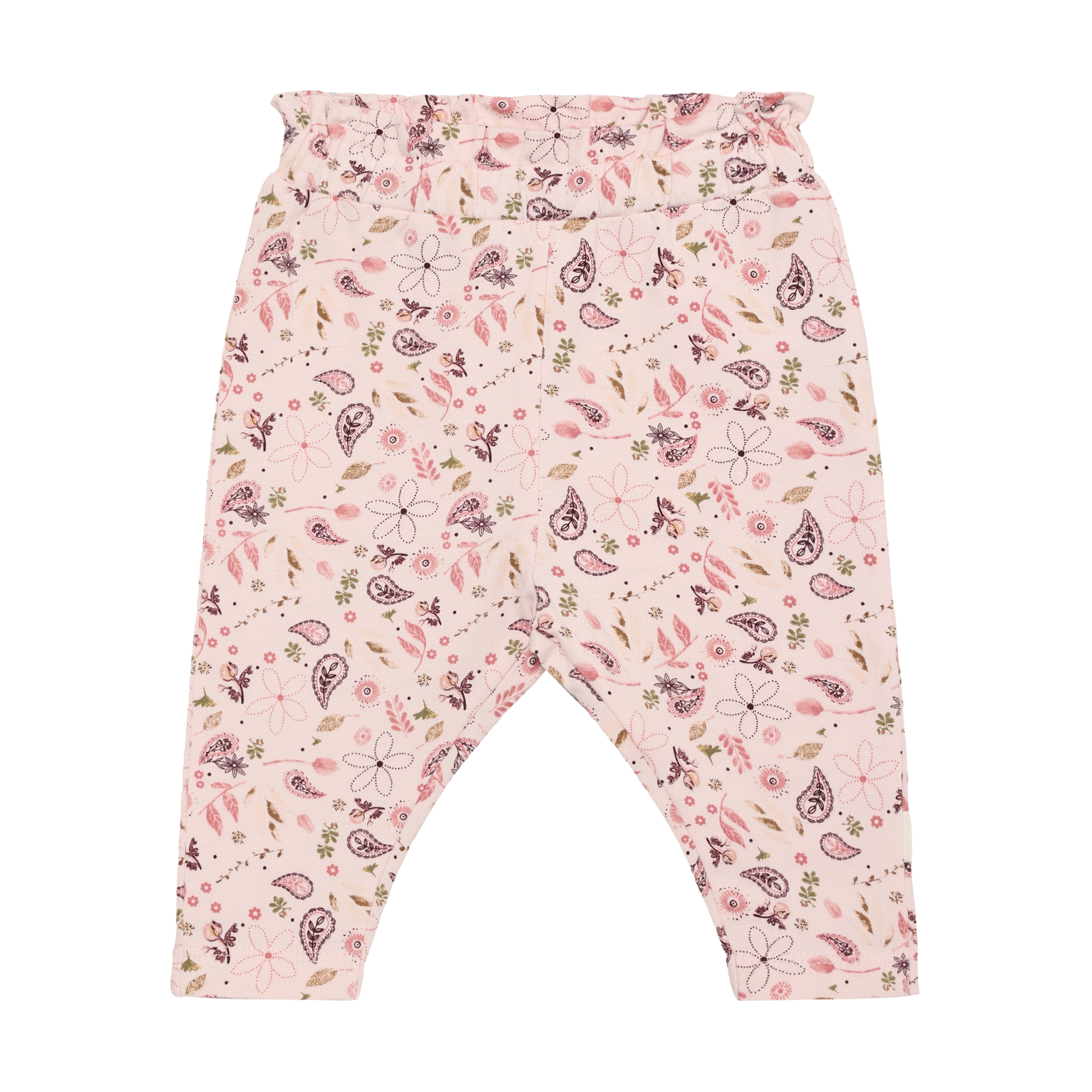 minymo beebide tüdrukute roosad lillelised püksid