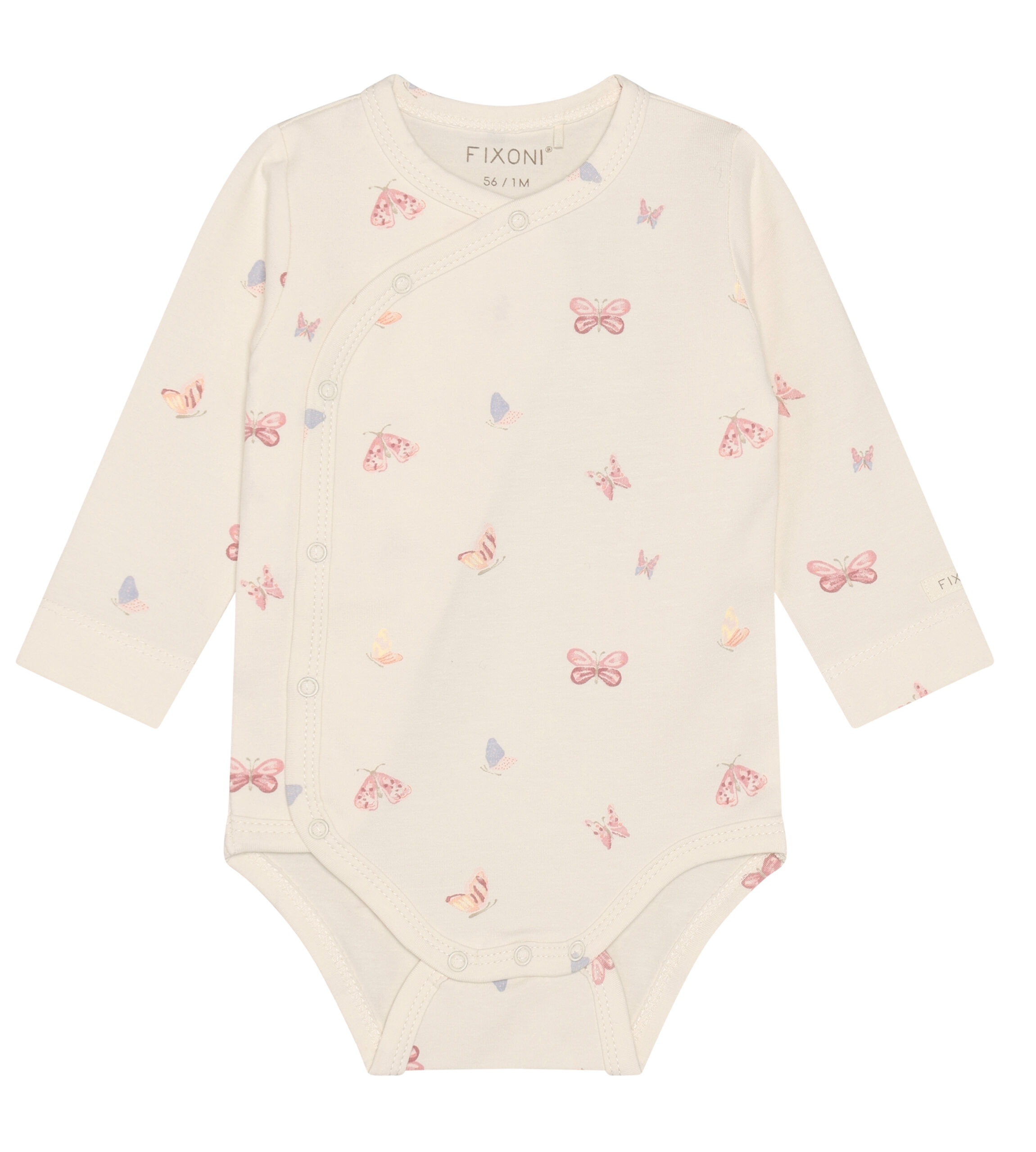 Fixoni liblikatega beebide puuvillane body