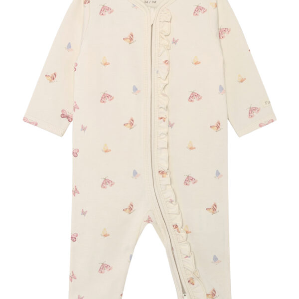 Fixoni lukuga beebide kombinesoon liblikatega